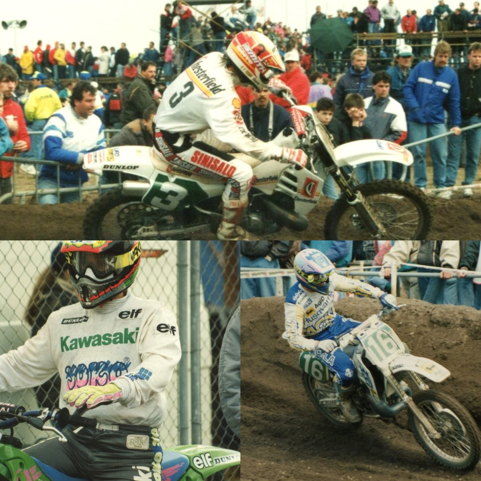 John Van Den Berg (Sinisalo), Yannig Kervella (Yoko), and Ismo Vehkonen (Tackla)