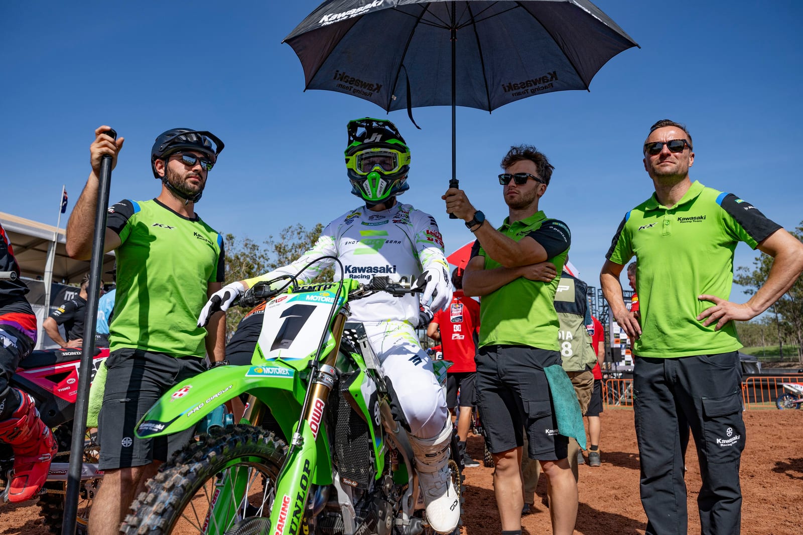 Kawasaki factory team led by Antti Pyrhönen